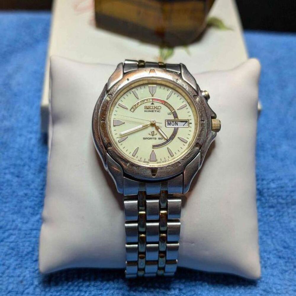 SeikoSeiko kinetic 5M63-0AA0 Men's Watch